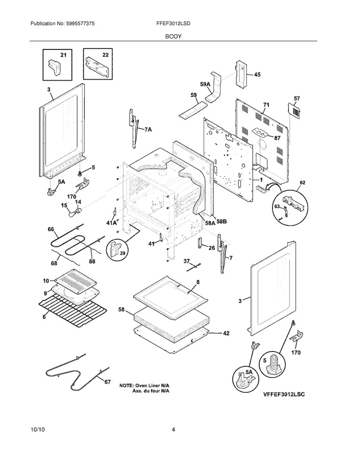 Diagram for FFEF3012LSD