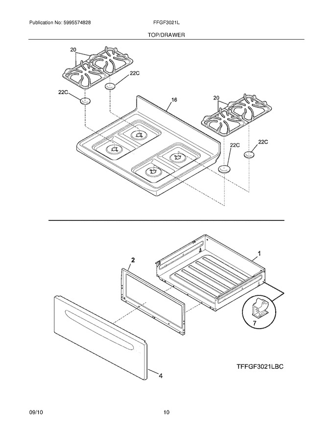 Diagram for FFGF3021LWC