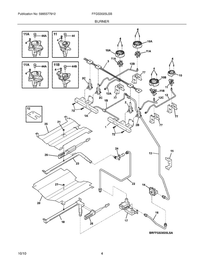 Diagram for FFGS3025LSB