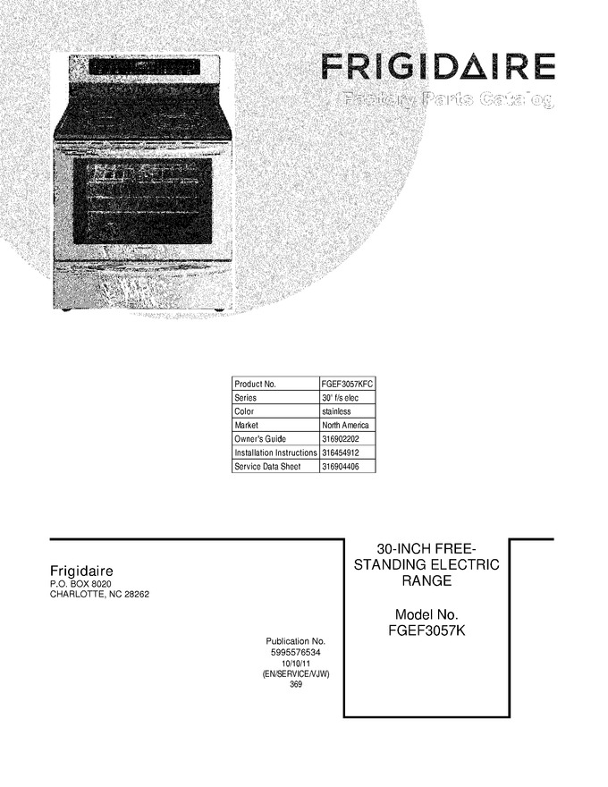 Diagram for FGEF3057KFC