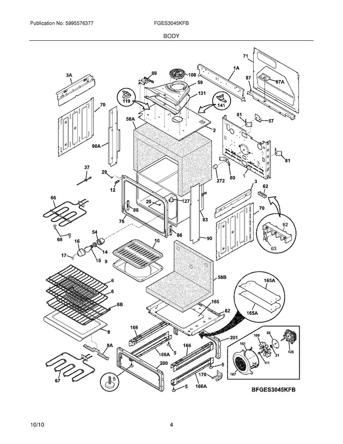 Diagram for FGES3045KFB