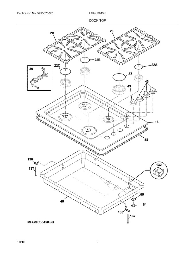 Diagram for FGGC3045KWB