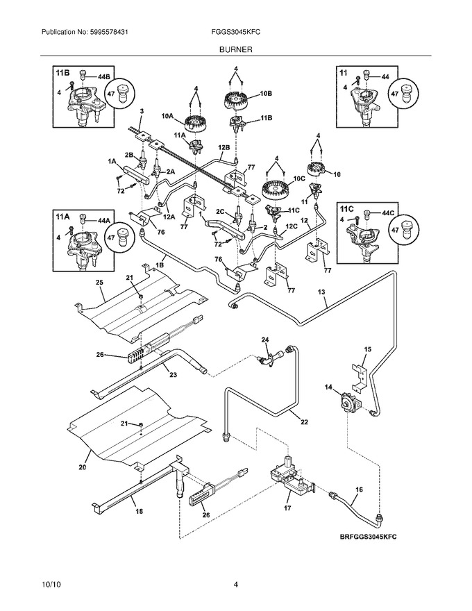 Diagram for FGGS3045KFC