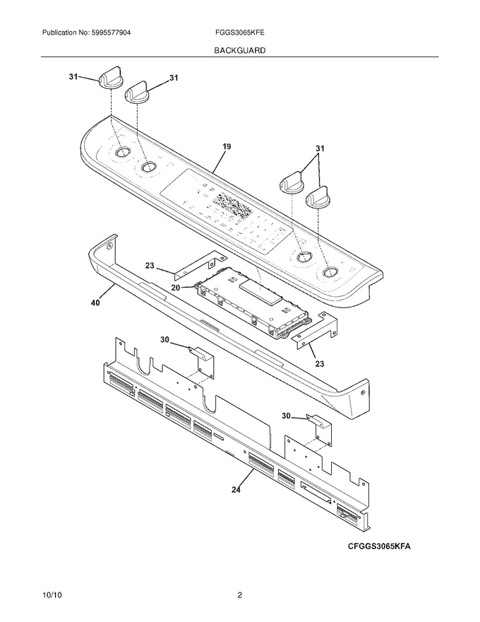 Diagram for FGGS3065KFE