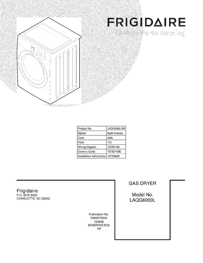 Diagram for LAQG6000LW0