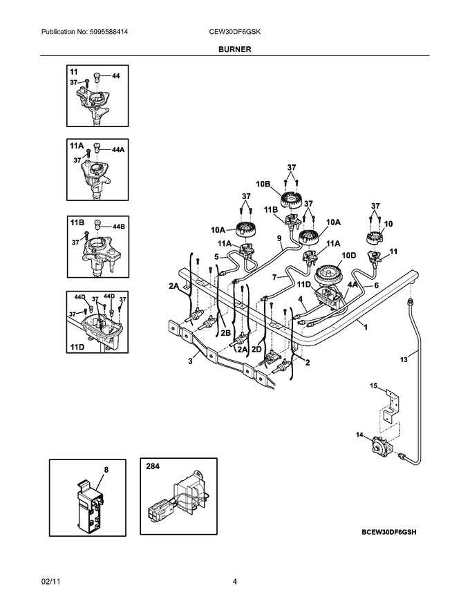 Diagram for CEW30DF6GSK