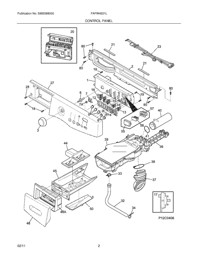 Diagram for FAFW4221LB0