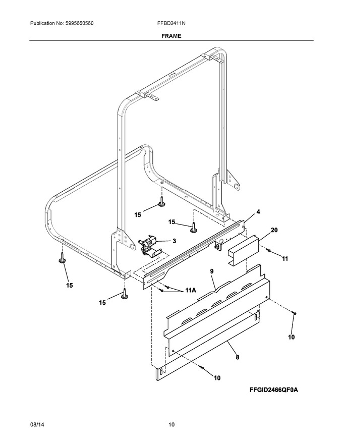 Diagram for FFBD2411NB3A