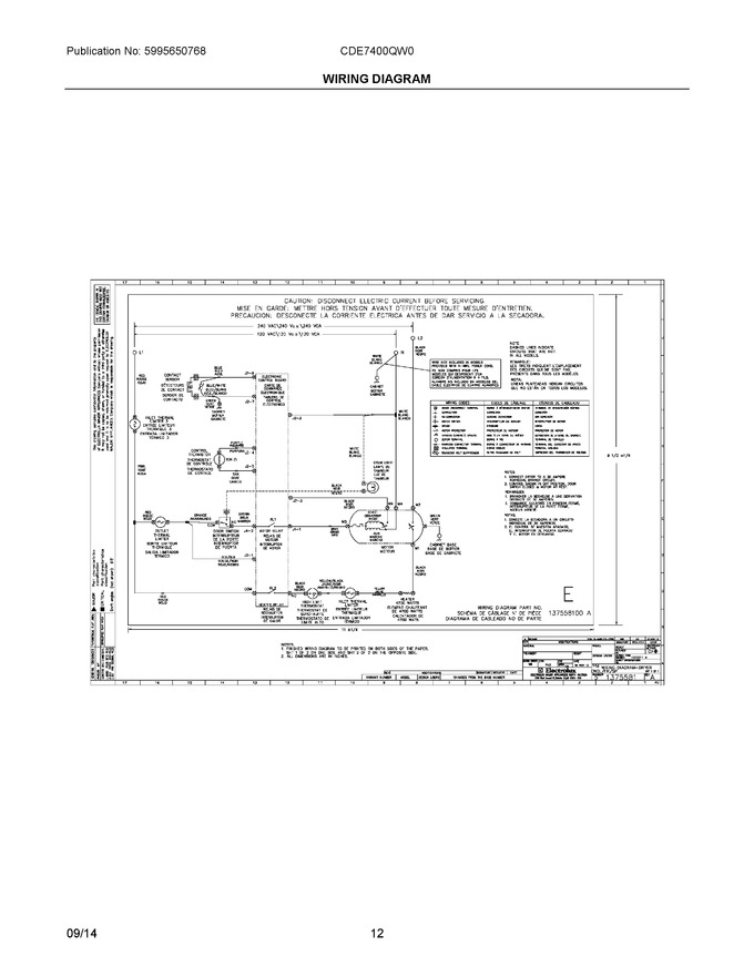 Diagram for CDE7400QW0