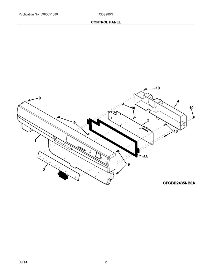 Diagram for CDB900NW2A