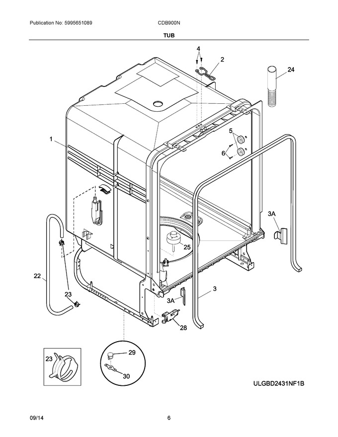 Diagram for CDB900NW2A