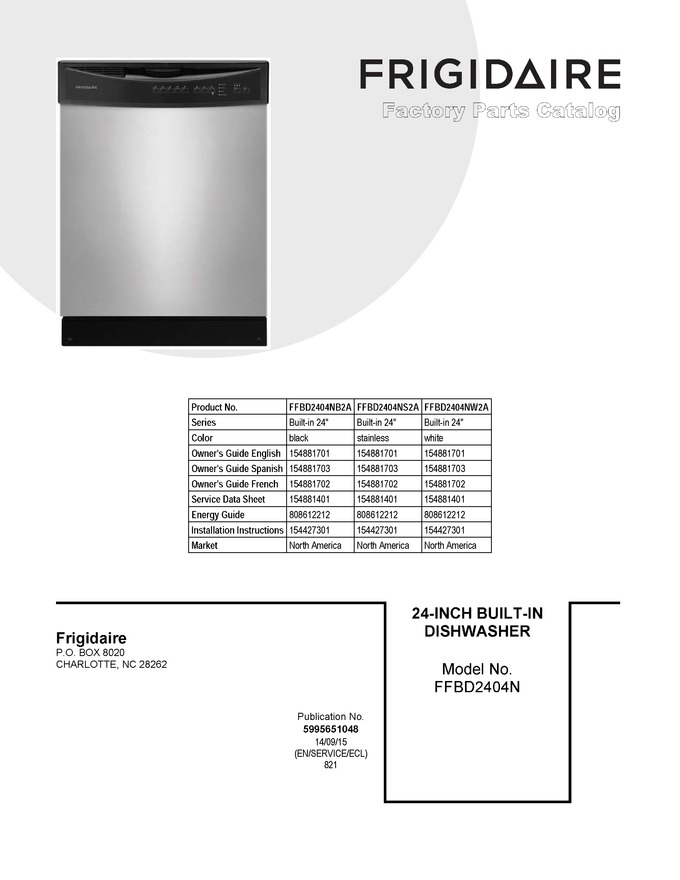 Diagram for FFBD2404NS2A