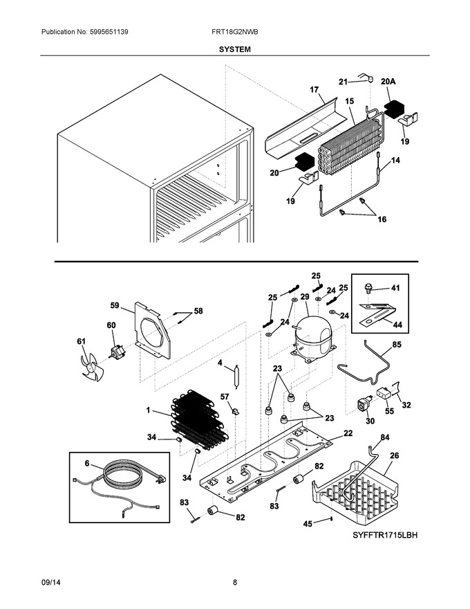 Diagram for FRT18G2NWB
