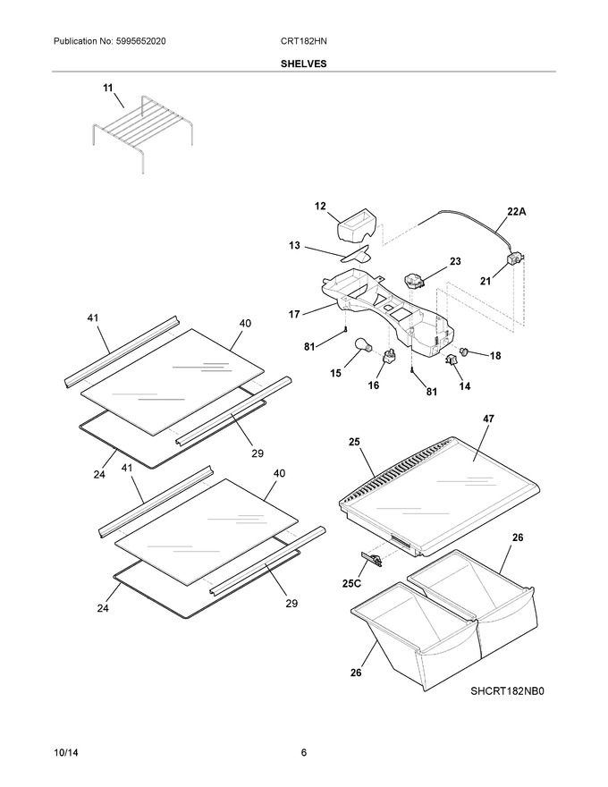 Diagram for CRT182HNW5