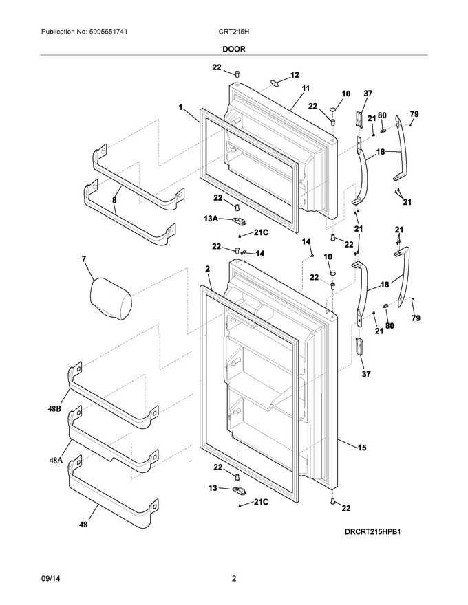 Diagram for CRT215HPW2