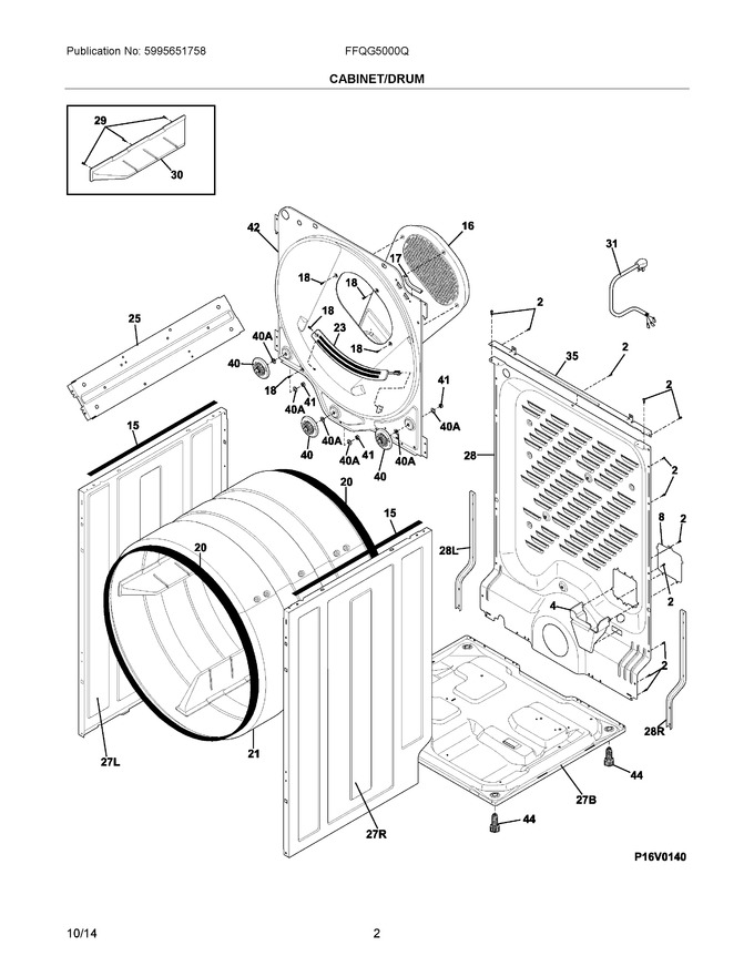 Diagram for FFQG5000QW2