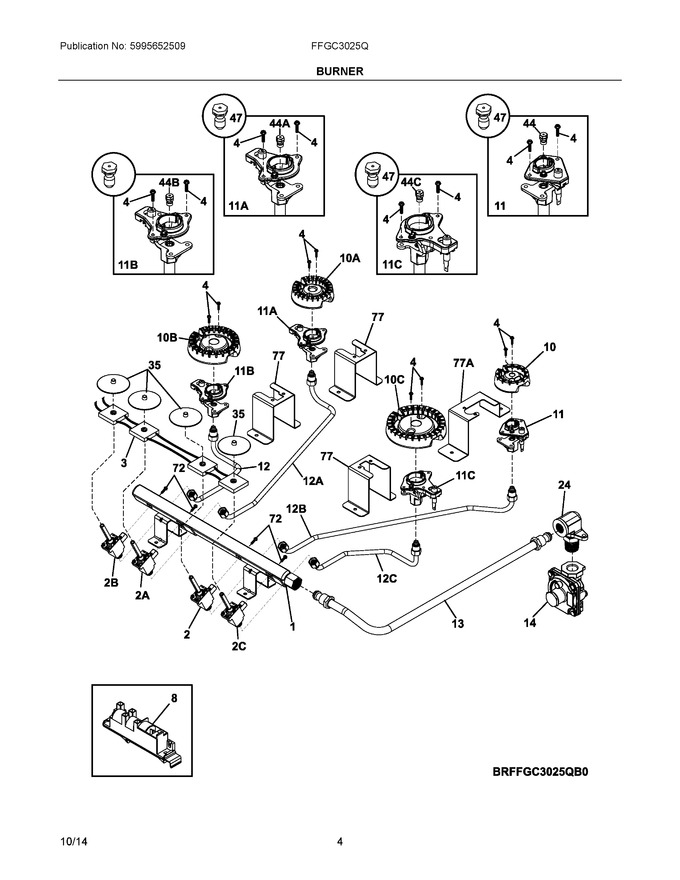 Diagram for FFGC3025QBA