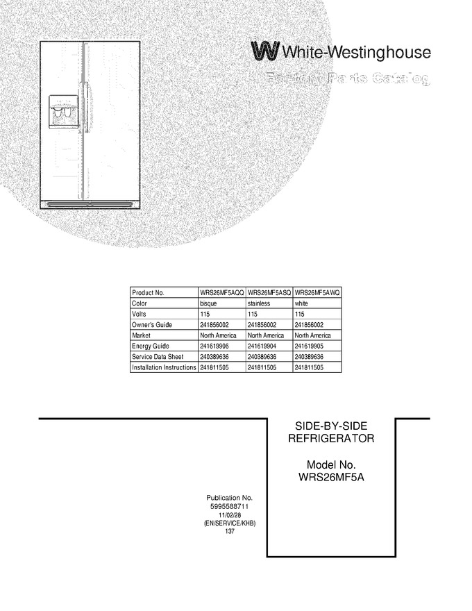 Diagram for WRS26MF5AWQ