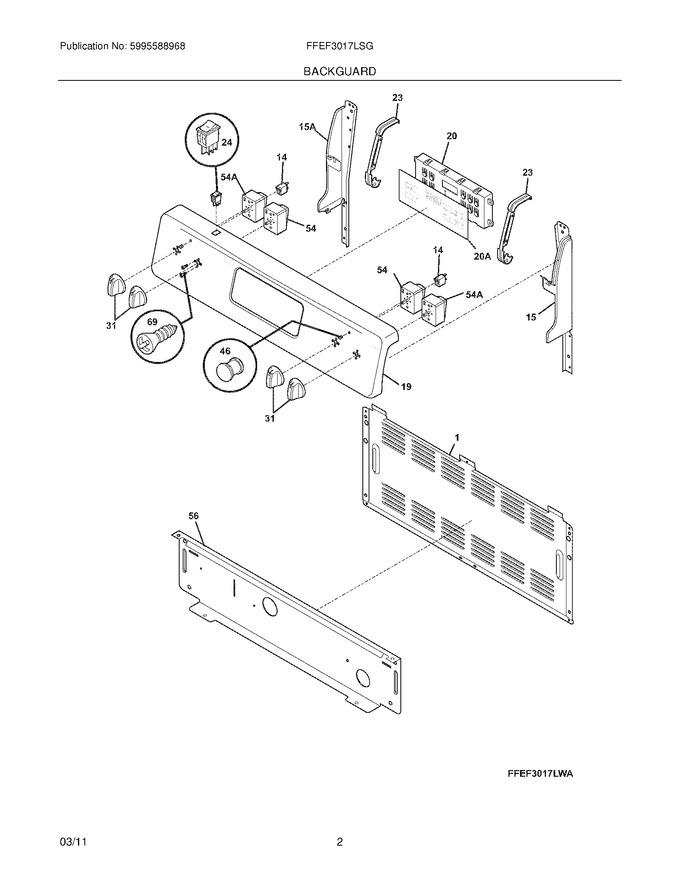 Diagram for FFEF3017LSG