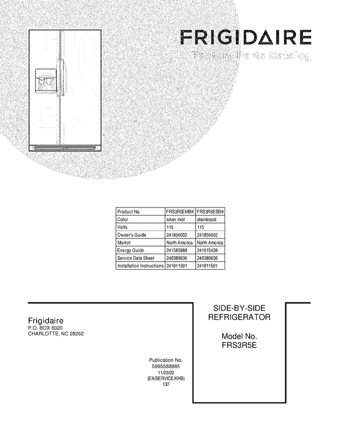 Diagram for FRS3R5ESB9