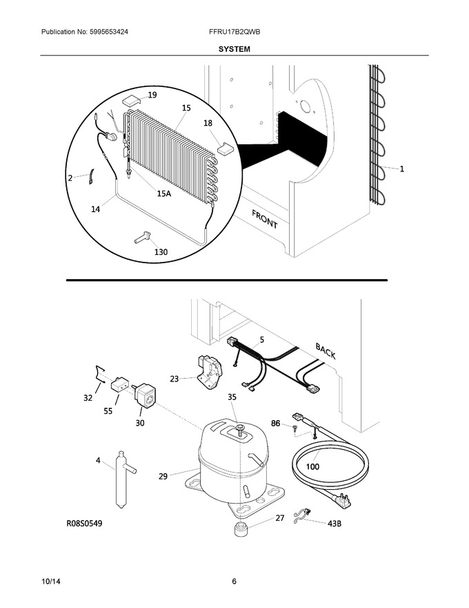 Diagram for FFRU17B2QWB
