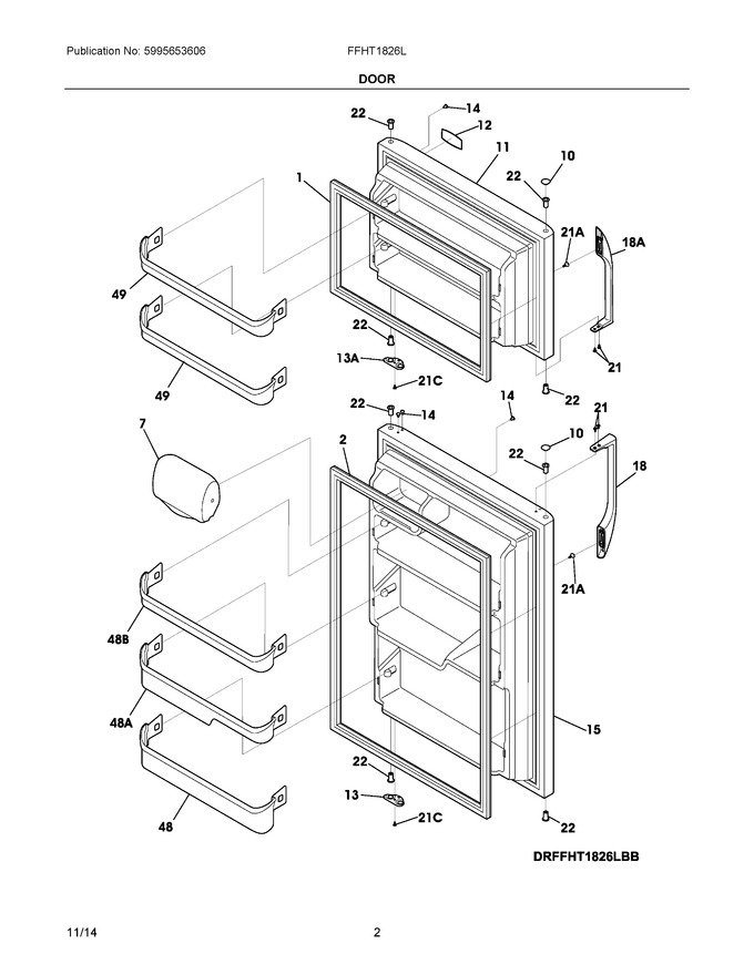 Diagram for FFHT1826LBC
