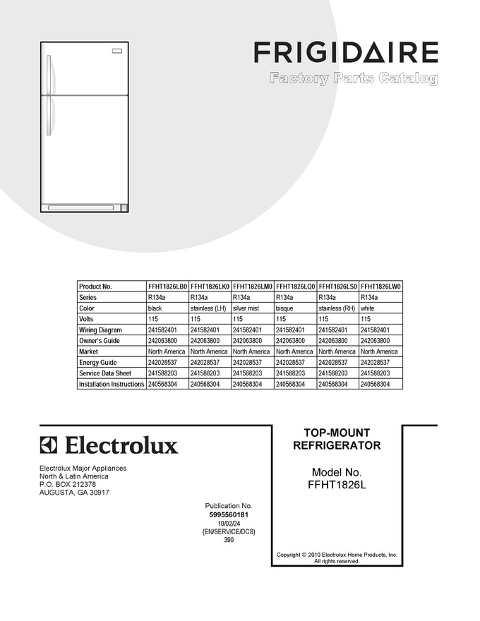 Diagram for FFHT1826LK0