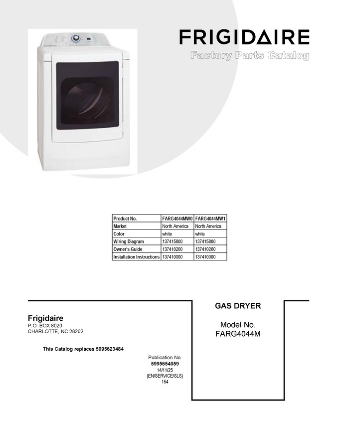 Diagram for FARG4044MW0