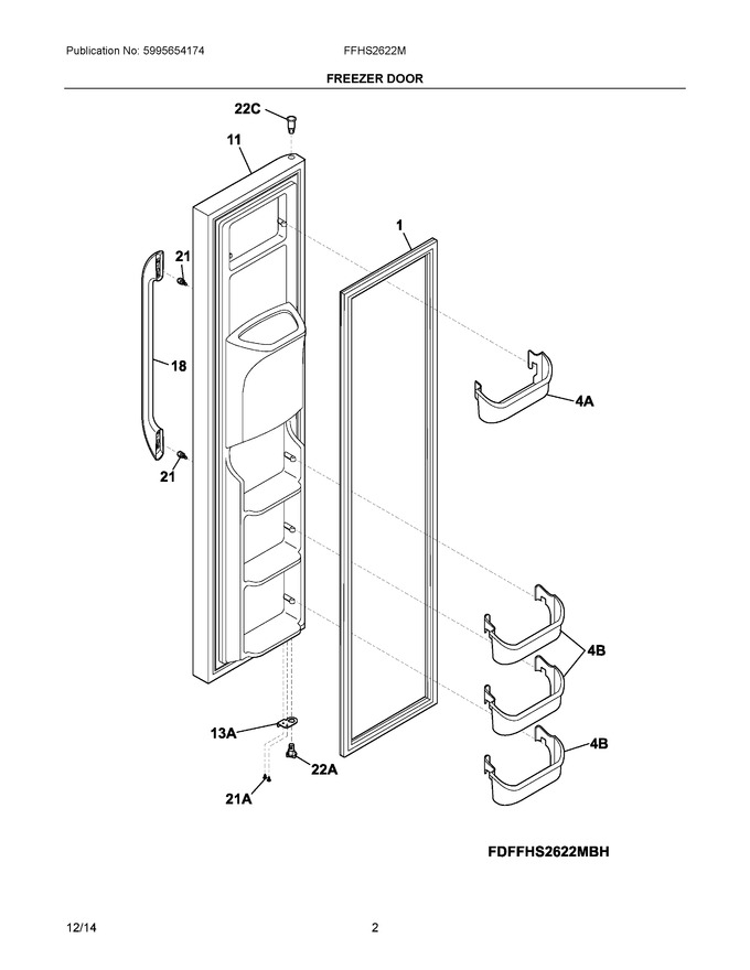 Diagram for FFHS2622MWLA