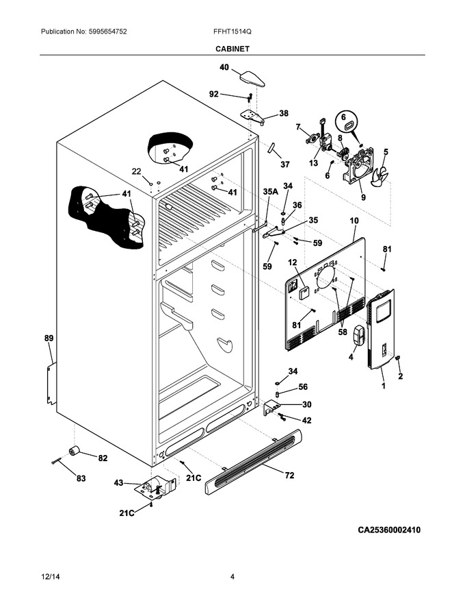 Diagram for FFHT1514QB0