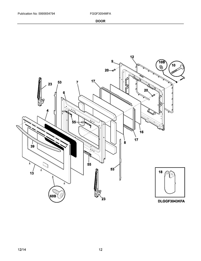 Diagram for FGGF3054MFA