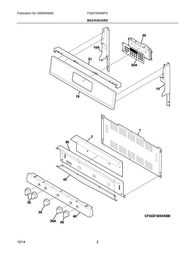 Diagram for FGGF3054MFD