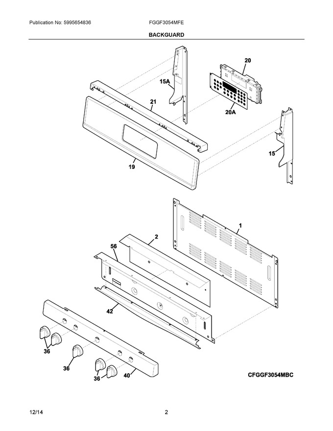 Diagram for FGGF3054MFE