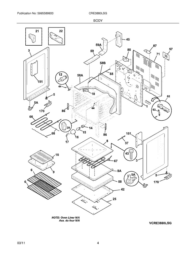 Diagram for CRE3880LSG