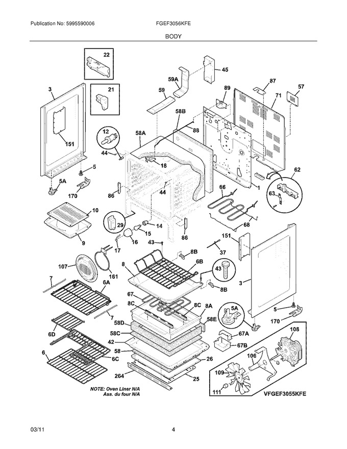 Diagram for FGEF3056KFE