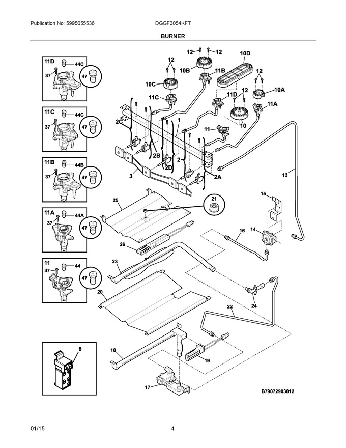 Diagram for DGGF3054KFT