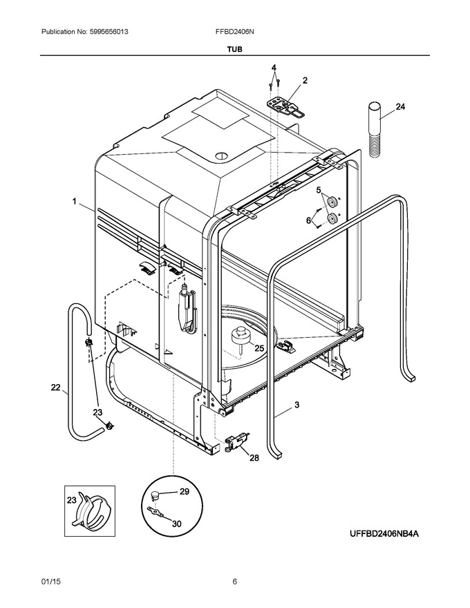 Diagram for FFBD2406NW4A