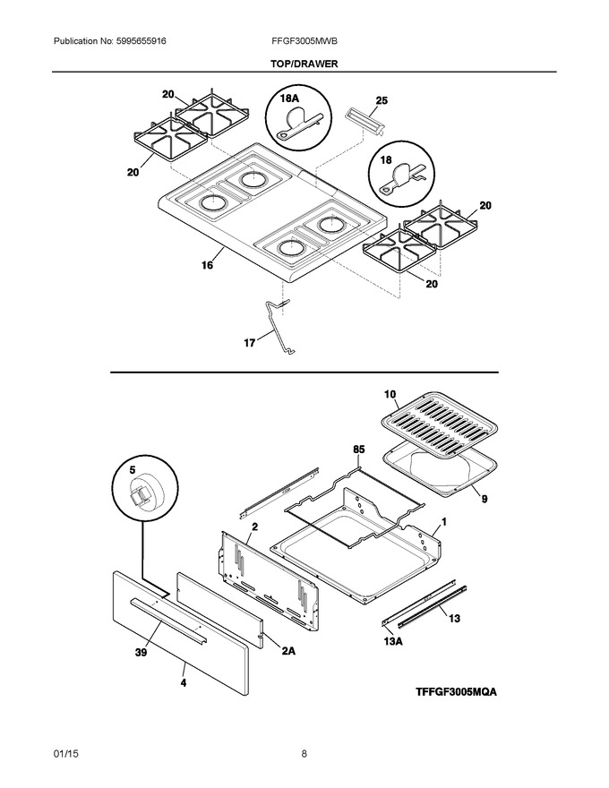 Diagram for FFGF3005MWB