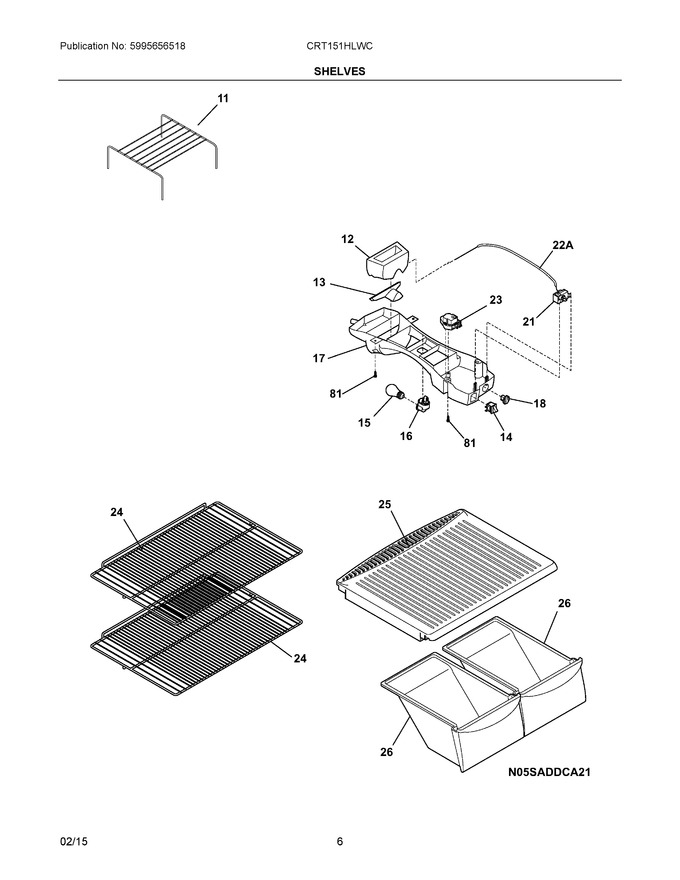 Diagram for CRT151HLWC