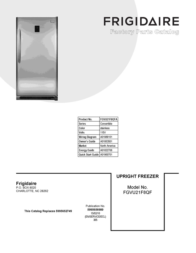 Diagram for FGVU21F8QFA
