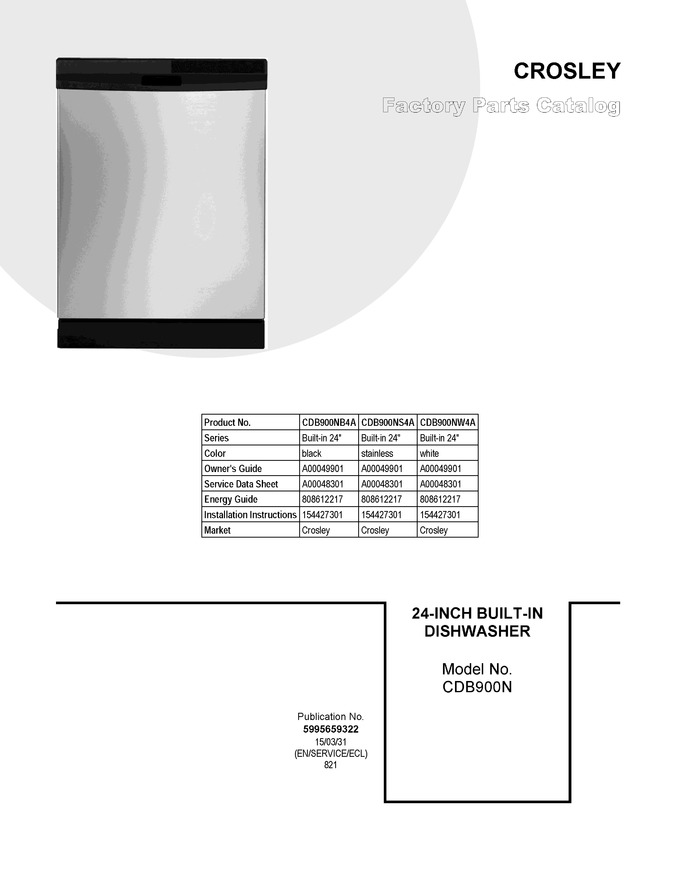 Diagram for CDB900NS4A