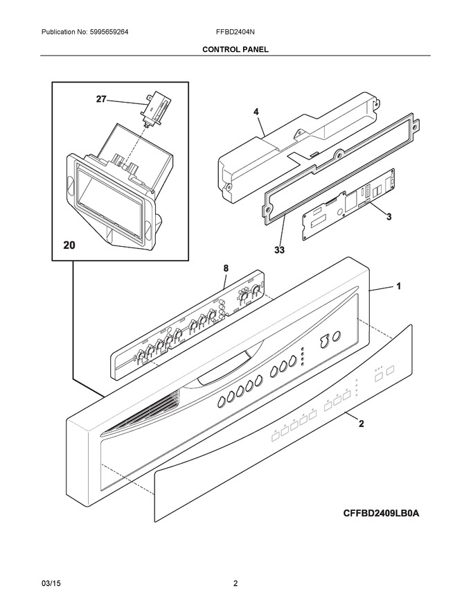Diagram for FFBD2404NW4A