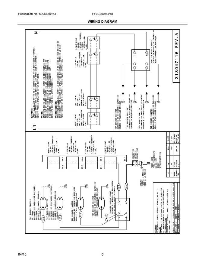 Diagram for FFLC3005LWB