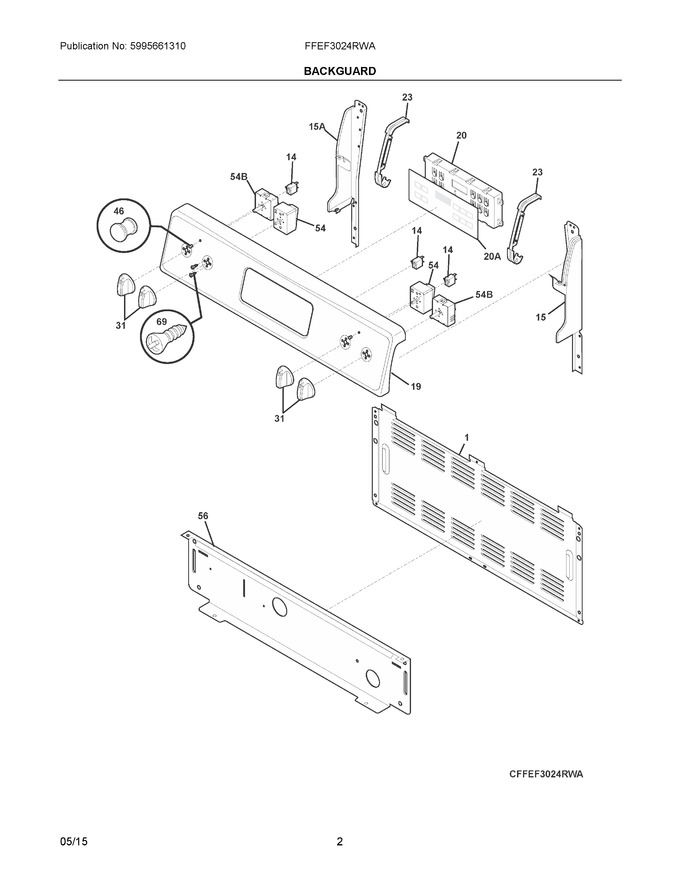 Diagram for FFEF3024RWA