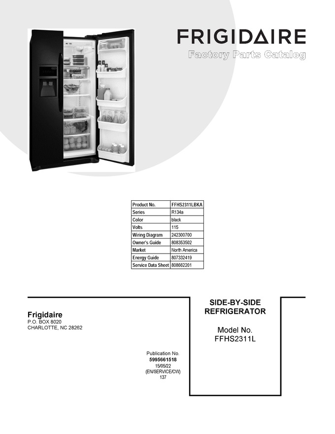 Diagram for FFHS2311LBKA