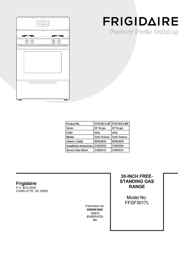Diagram for FFGF3017LWF