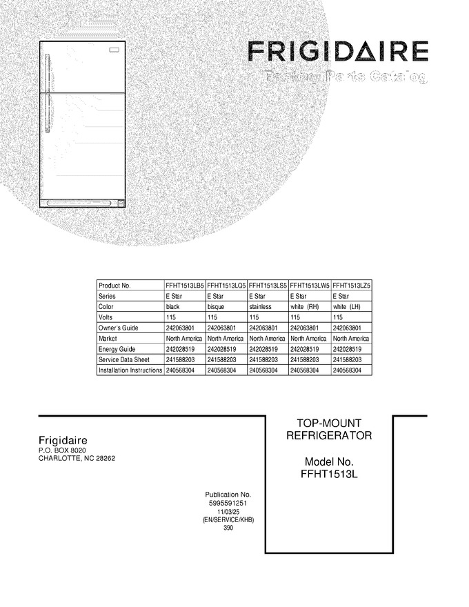 Diagram for FFHT1513LQ5