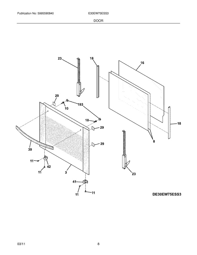 Diagram for E30EW75ESS3