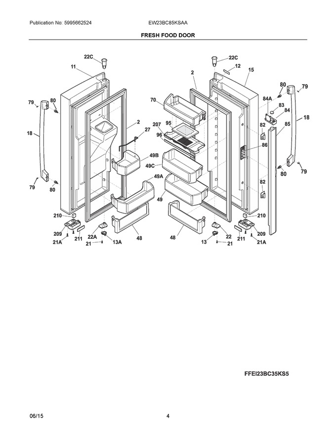 Diagram for EW23BC85KSAA