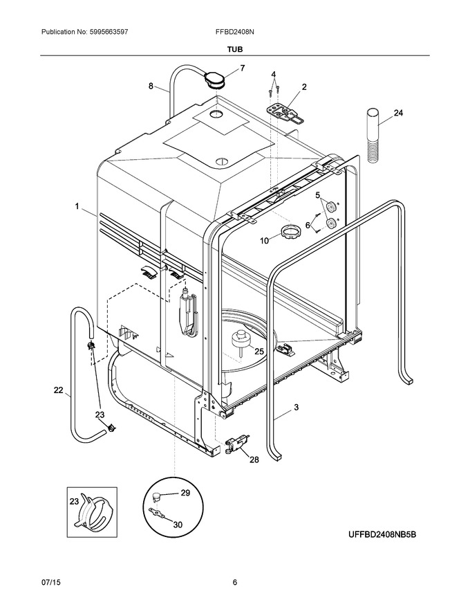 Diagram for FFBD2408NM5B